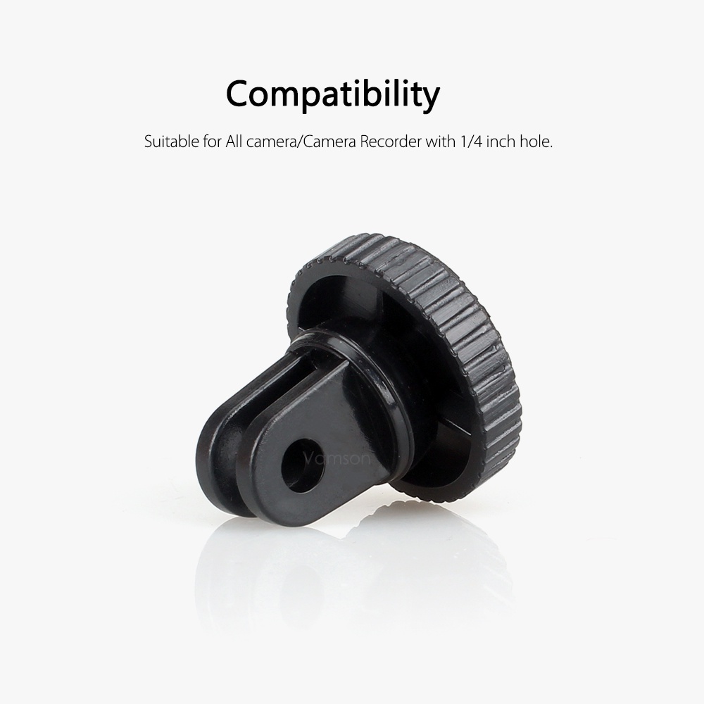 Phụ Kiện Chuyển Đổi Giá Đỡ Ba Chân Mini Cho Gopro 1/4&amp;quot; Gậy Đỡ Máy Ảnh GoPro Hero 6 5 4 3+ 3 2 Xiaomi YI Camera VP103