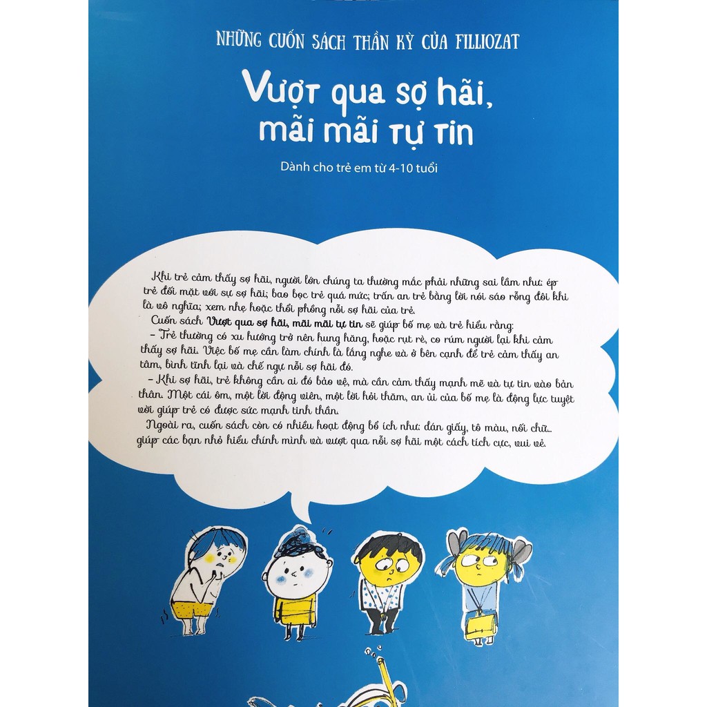 Sách - Những cuốn sách thần kỳ của Filliozat - kỹ năng quản trị cảm xúc - tự tin vào bản thân cho trẻ em (4 cuốn/ có lẻ)