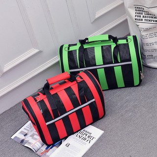 Giỏ đựng chó mèo vải canvas phối lưới
