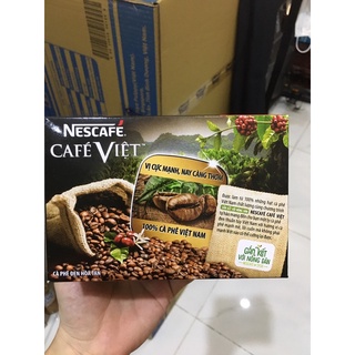 Cà phê hoà tan Nescafe sữa đá; đen đá (Hộp 10 gói 24g)