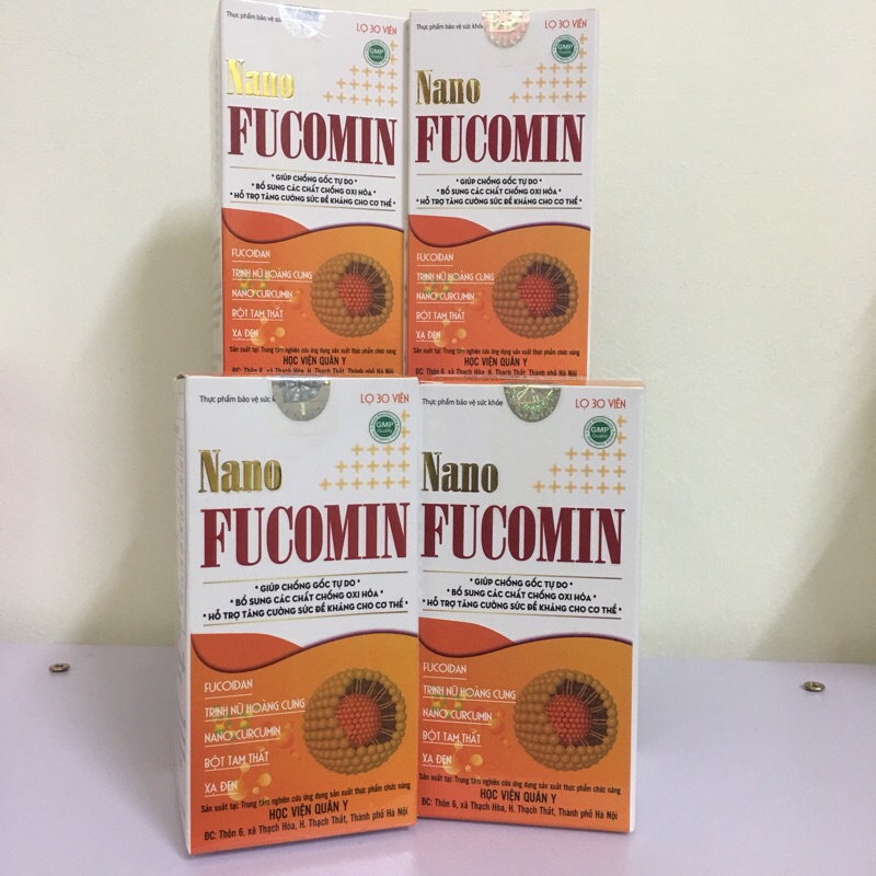 Nano Fucomin Học Viện Quân Y- Hỗ Trợ Điều Trị Trị Xạ