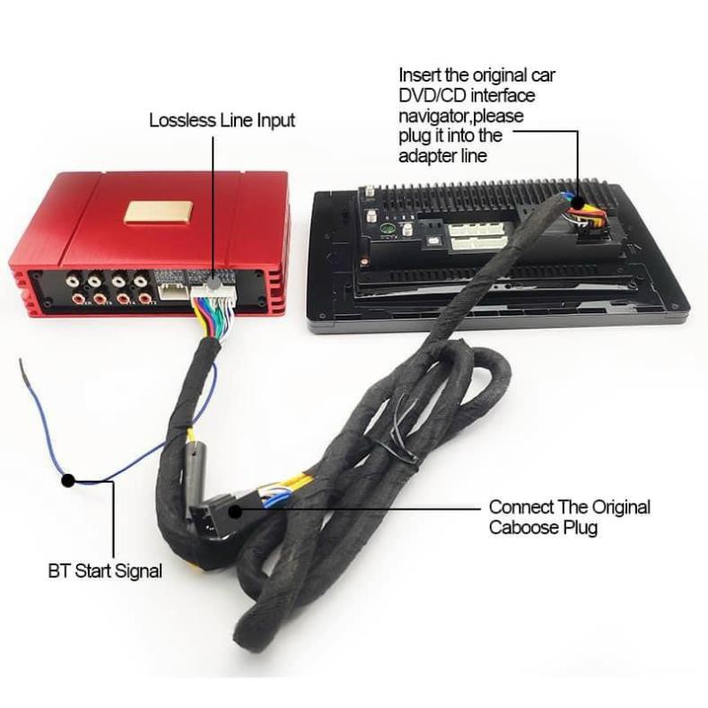 [GIẢM 30%] [ Hỗ trợ lắp đặt tại HÀ NAM ] Amply Audxeon D3100 cao cấp 12v Cắm jack zin theo từng dòng xe