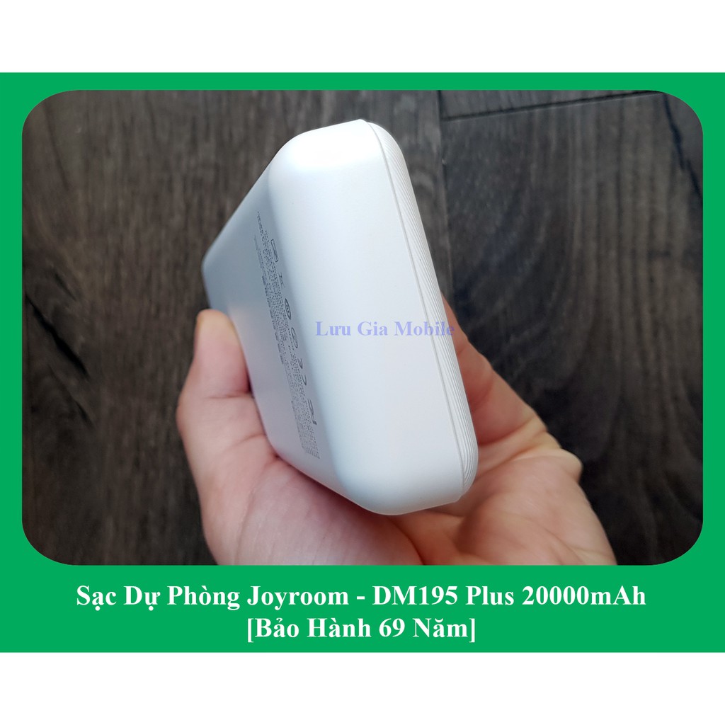 SẠC DỰ PHÒNG CHÍNH HÃNG 20000 mAh JOYROOM D-M195 PLUS - Bảo hành 69 năm