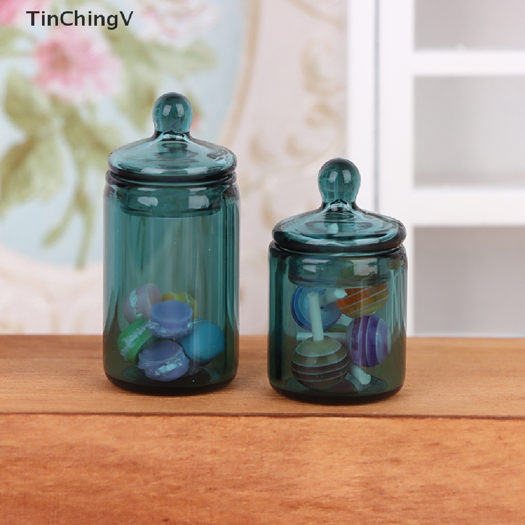 Lọ Thủy Tinh Mini Đựng Kẹo 1: 12 Trang Trí Nhà Búp Bê
