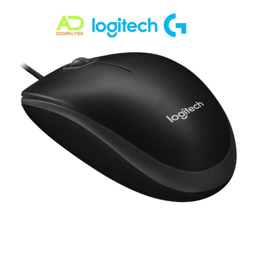 Chuột dây Logitech B100 (Đen)