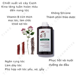 Dầu gội và xả cho tóc rụng Klorane