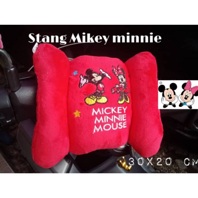 Gối Kê Tay Lái Xe Đạp Hình Chuột Mickey Đáng Yêu