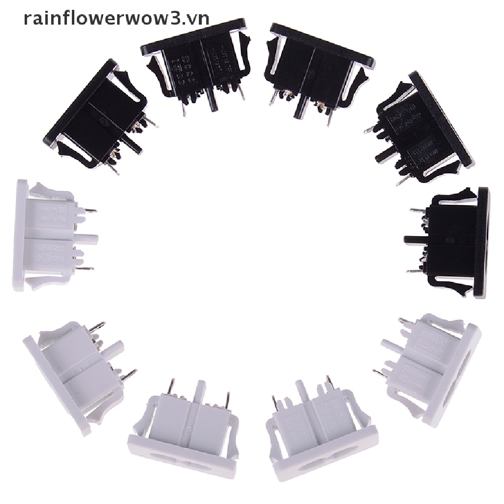 Set 5 Đầu Nối Phích Cắm Điện 2 Chấu AC250v 2.5a Ic320 c8