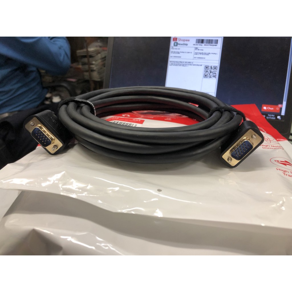 Cáp Vga 5m UNITEK YC505 chính hãng, Cáp kết nối màn hình với máy tính- Chính Hãng 100%- Bảo Hành 18 Tháng- 1 đổi 1 | BigBuy360 - bigbuy360.vn