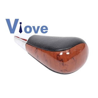 Núm Bọc Cần Số Bằng Gỗ Cho Xe Toyota Corolla / Harrier Fortuner Đen