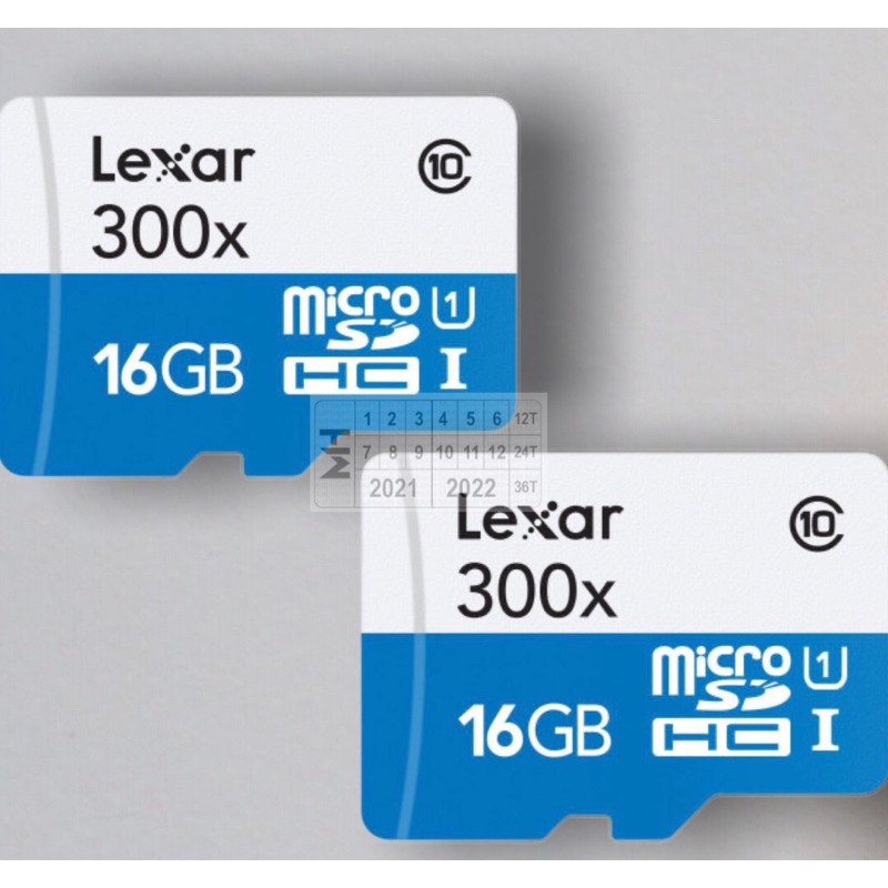 Thẻ nhớ MicroSDHC 16GB LEXAR C10/U1 - 300X