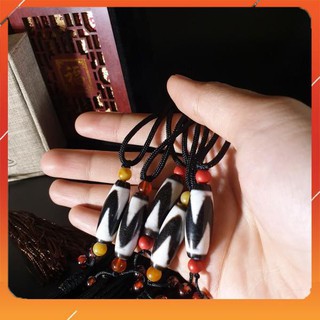 ĐÁ DZI NANH CỌP NHỎ 28X11MM