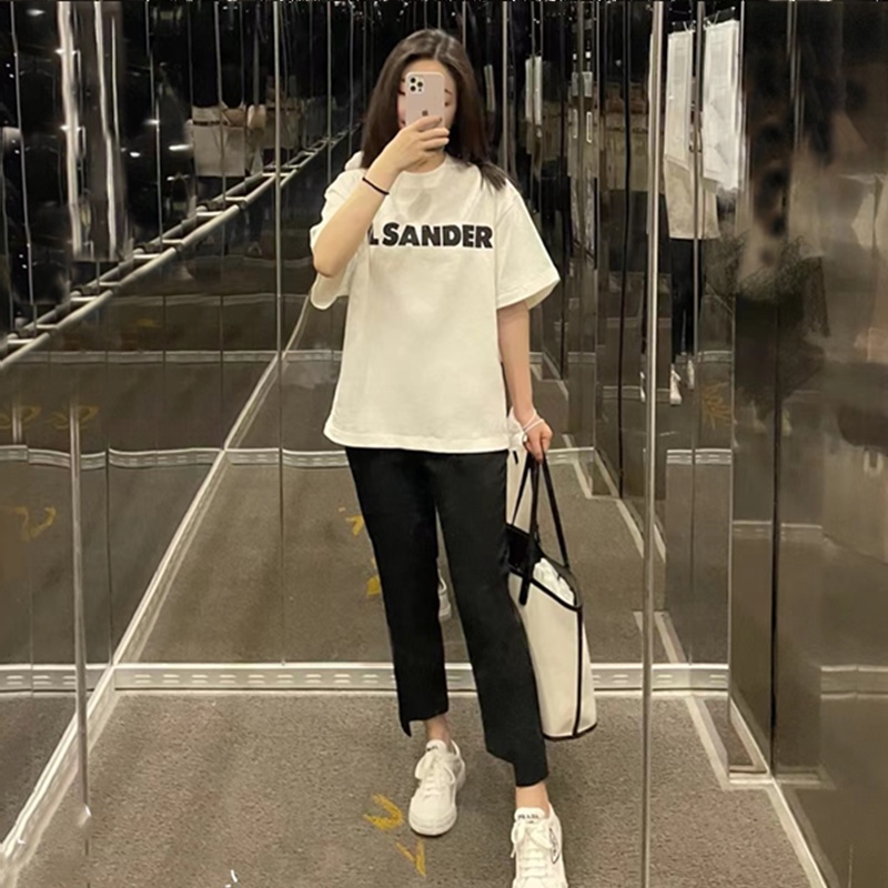 Áo Thun Tay Lỡ Phom Rộng Unisex nam nữ JIL SANDER 680