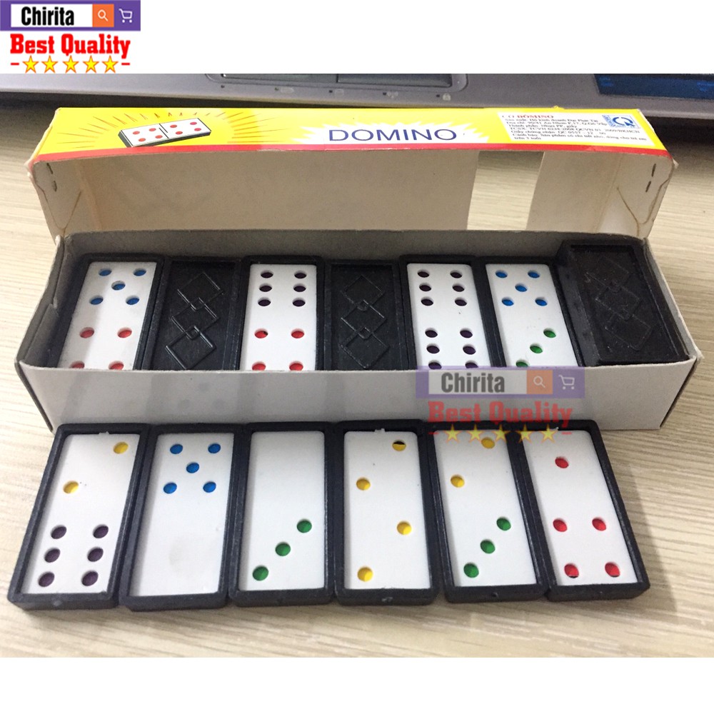 Bộ Cờ Domino CAO THẮNG - Cờ Domino Bằng Nhựa Loại TỐT , Đồ Chơi Trẻ Em CHIRITA