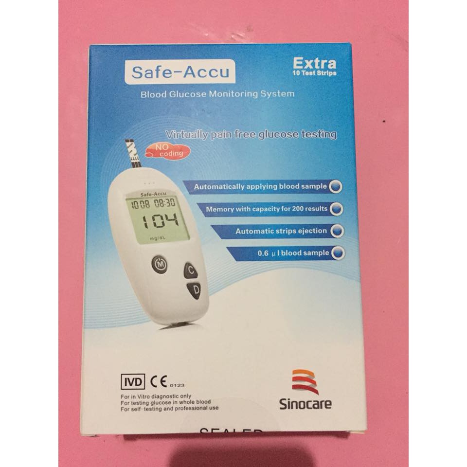 Máy đo đường huyết Safe Accu