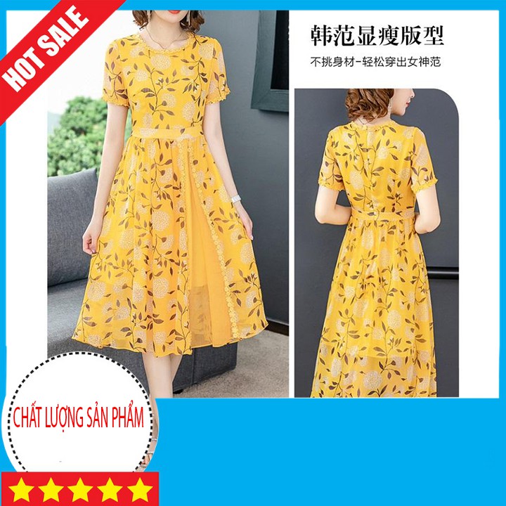 ĐẦM SUÔNG HOA CAO CẤP DVD270135