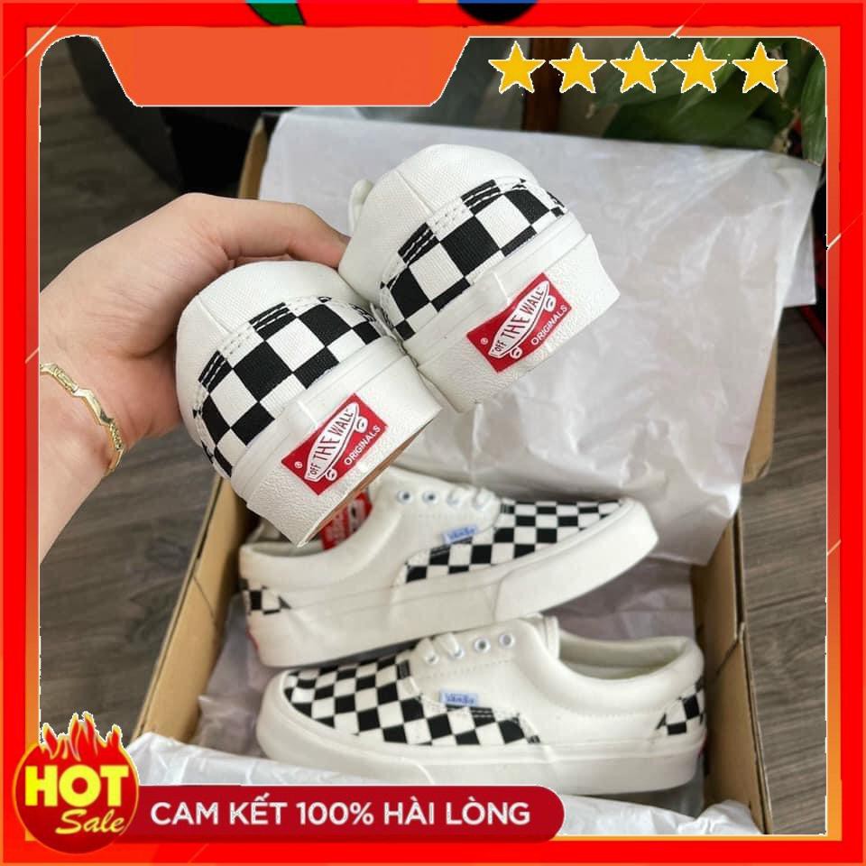{FLASH SALE 10.10} Giày Vans caro lười , buộc dây hàng đẹp full box bill dành cho nam nữ freeship | BigBuy360 - bigbuy360.vn