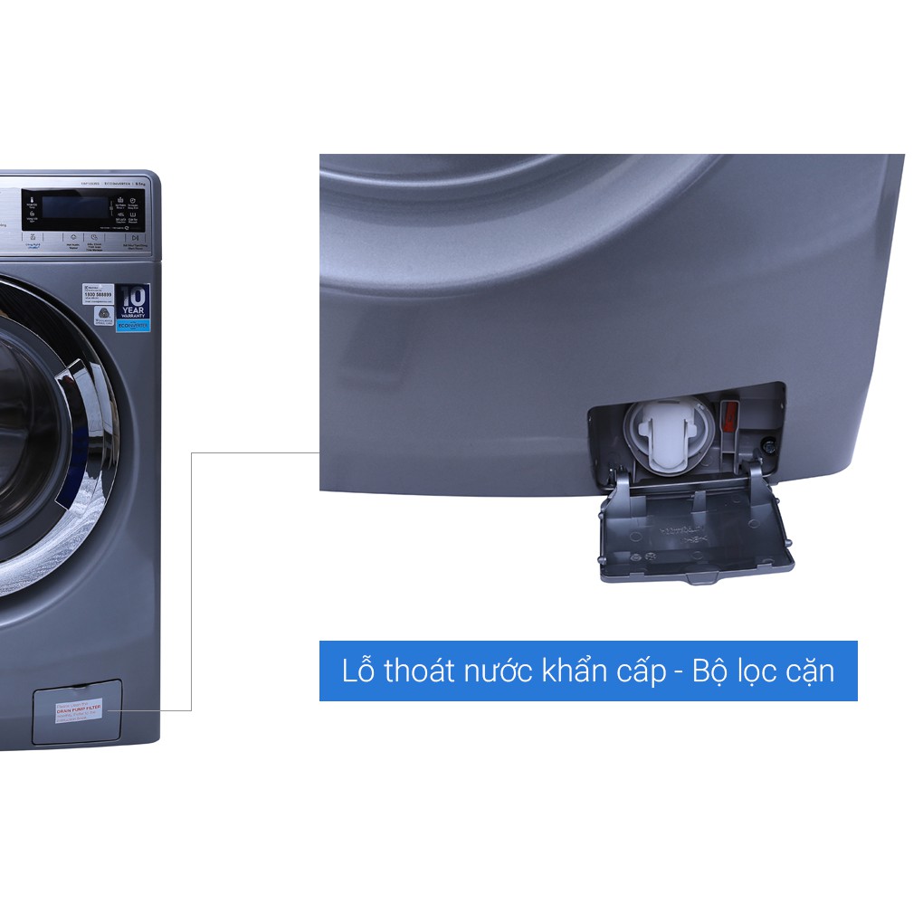 EWF12935S - Máy giặt Electrolux Inverter 9.5 kg EWF12935S (SHOP CHỈ BÁN HÀNG TRONG TP HỒ CHÍ MINH)