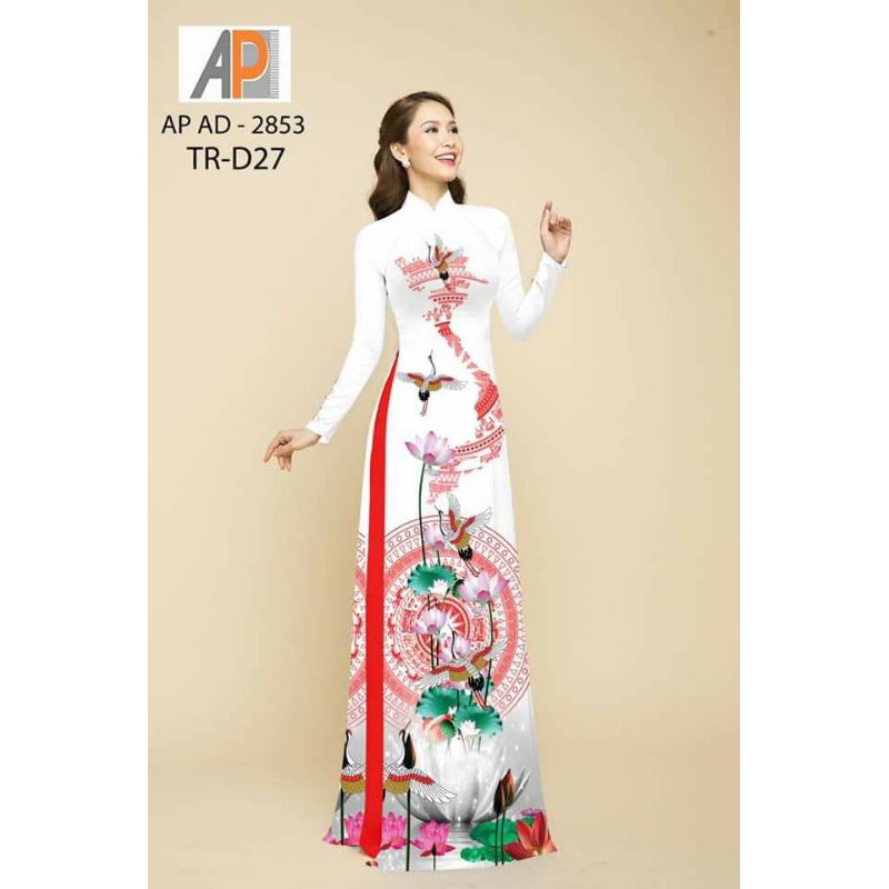 vải áo dài in 3D