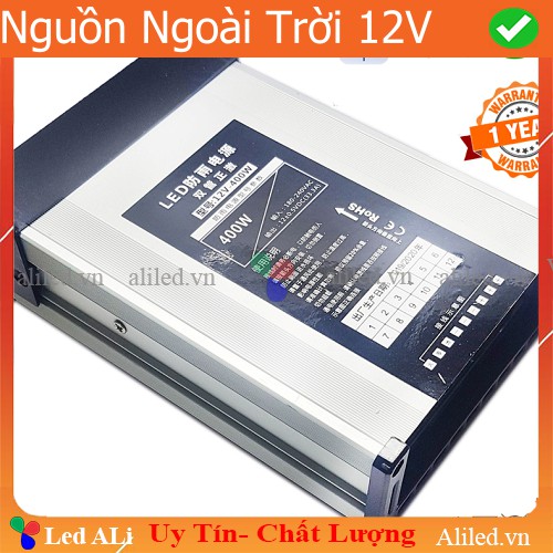 Nguồn 12V 33A ngoài trời Nguồn chống nước 12V33A CX