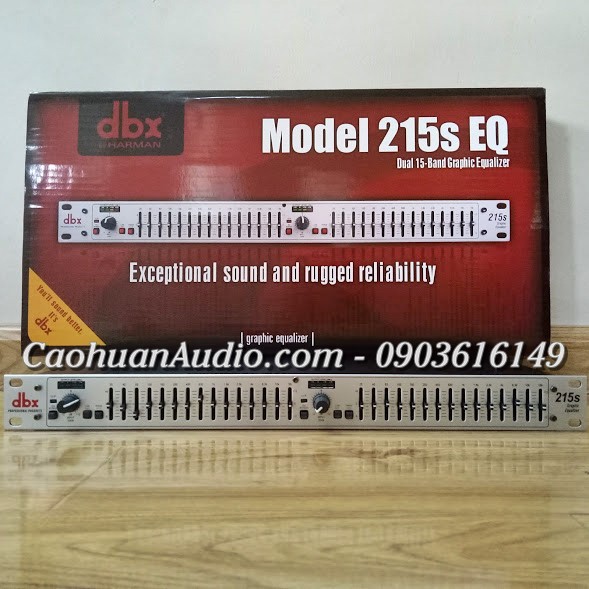 Lọc âm Equalizer dbx 215S tặng Jack chuyển