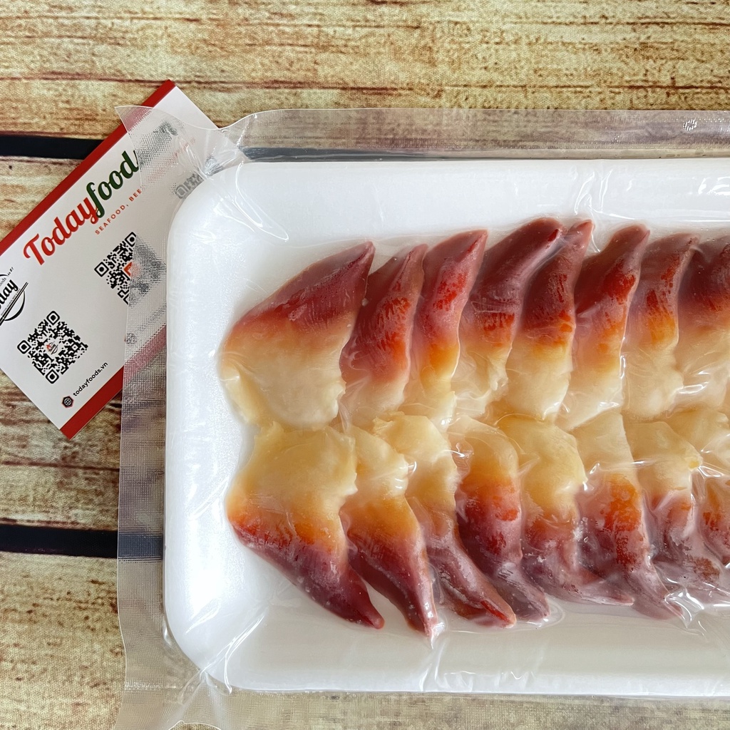 [CHỈ GIAO NỘI THÀNH HCM] Sò đỏ cắt lát (Hokkigai) 80G - (20miếng/khay) [Đông lạnh]