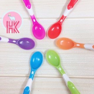 Thìa mềm Munchkin cho bé ăn dặm, thìa ăn dặm chất liệu nhựa PP nhiều màu sắc [Giá bán 1 chiếc]