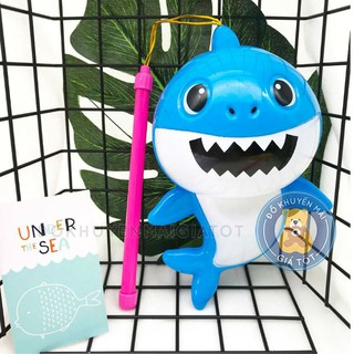 Lồng đèn trung thu cá mập đáng yêu dùng pin có nhạc, có đèn cho bé🐋🦈