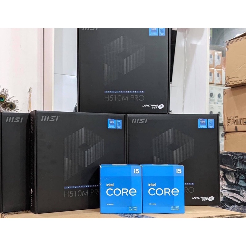 Main MSI H510 chạy socket lga 1200, main máy tính, main boad bo mạch chủ