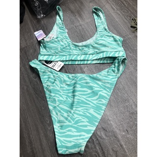 [SALE] Set Bikini F21 Xanh Vân (Còn Size XL)