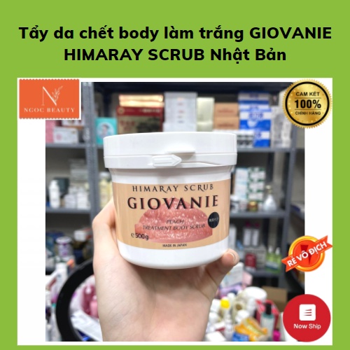 Tẩy Da Chết Body Làm Trắng GIOVANIE HIMARAY SCRUB