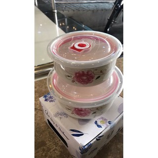 Bộ 2 thố sứ hút chân không