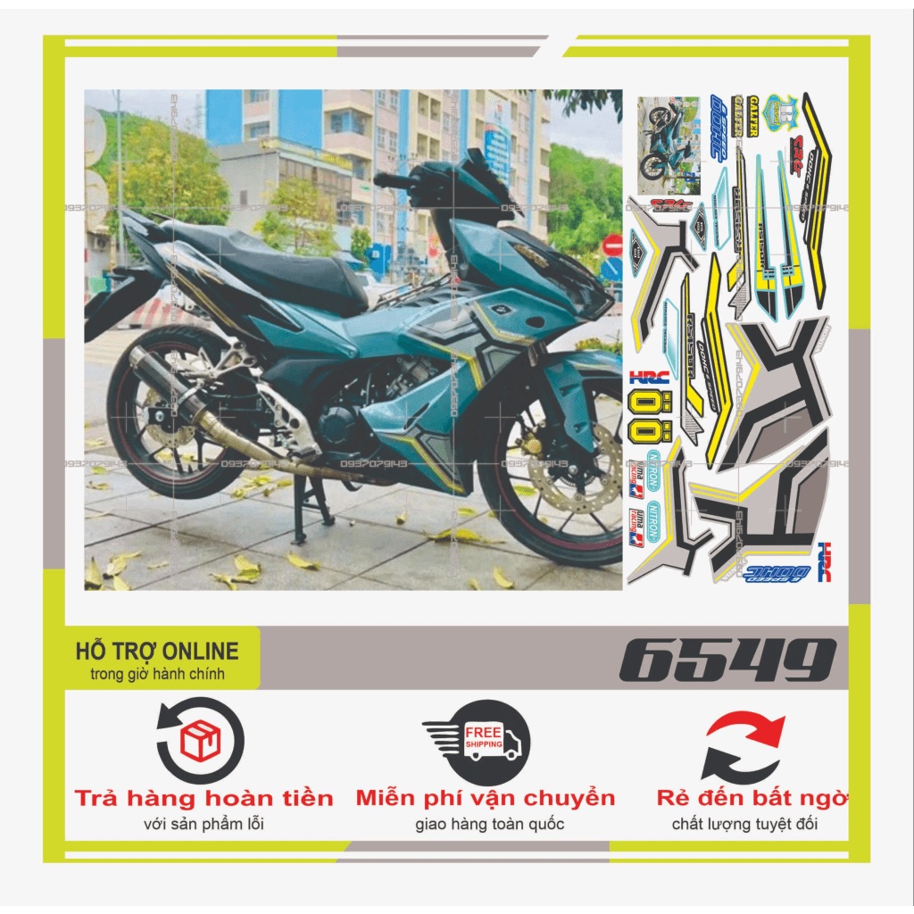 TEM XE WINNER X 2021 CHẾ -- SHIN DECAL 2