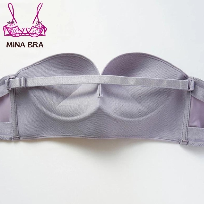 Áo Cup Ngực Cài Trước Mặc Áo Hở Vai Thời Trang MINABRA Áo Ngực Không Dây Chống Tụt Tạo Khe ACN01 | BigBuy360 - bigbuy360.vn