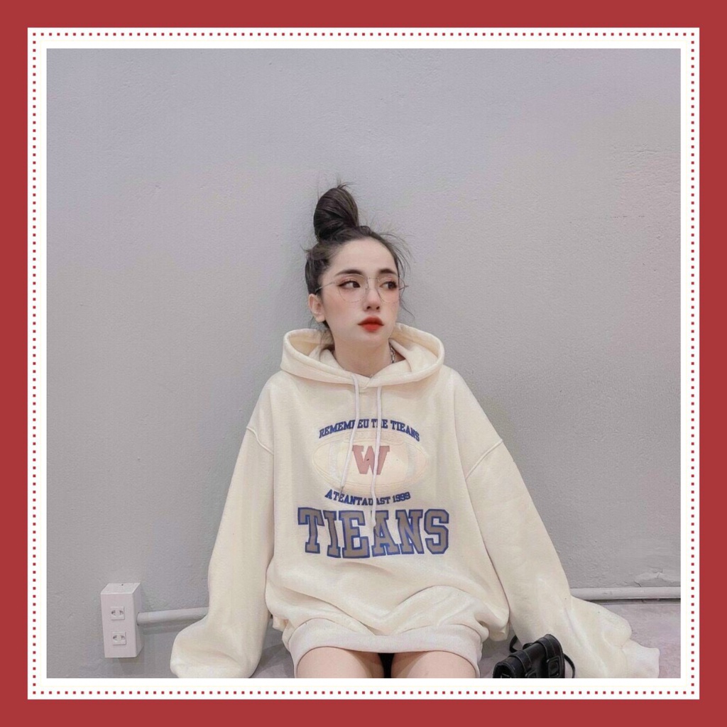 Áo hoodie nữ nỉ bông form rộng munmun | BigBuy360 - bigbuy360.vn