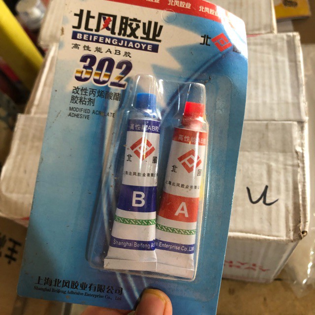 Keo ab dán sắt ( hàn sắt )