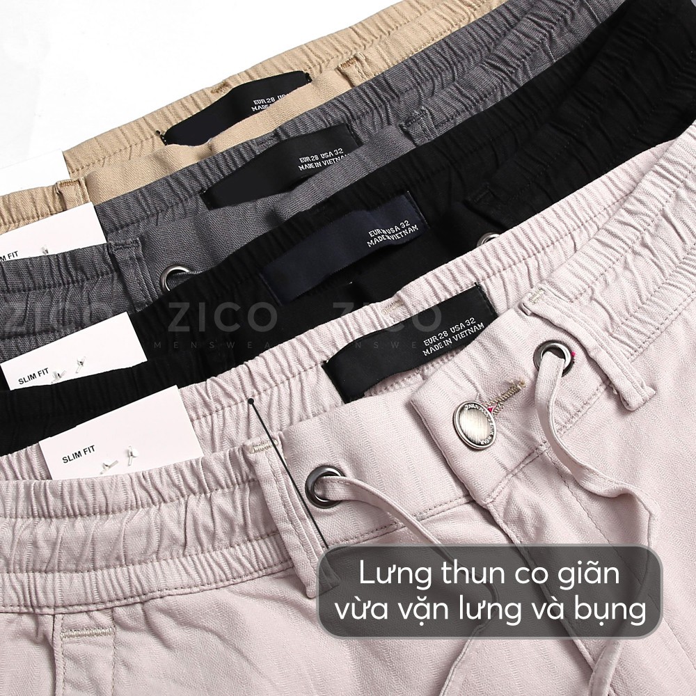 Quần short kaki nam ZICO MENSWEAR kiểu dáng trẻ trung - Chất liệu kaki cao cấp, lưng thun co dãn - ZR03