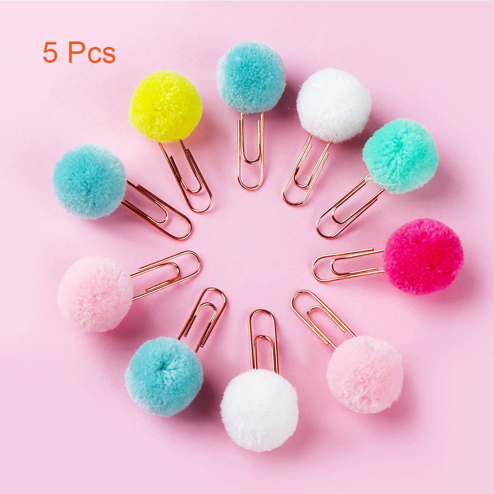 Set 81 Kẹp Giấy Bằng Kim Loại Màu Sắc Ngẫu Nhiên