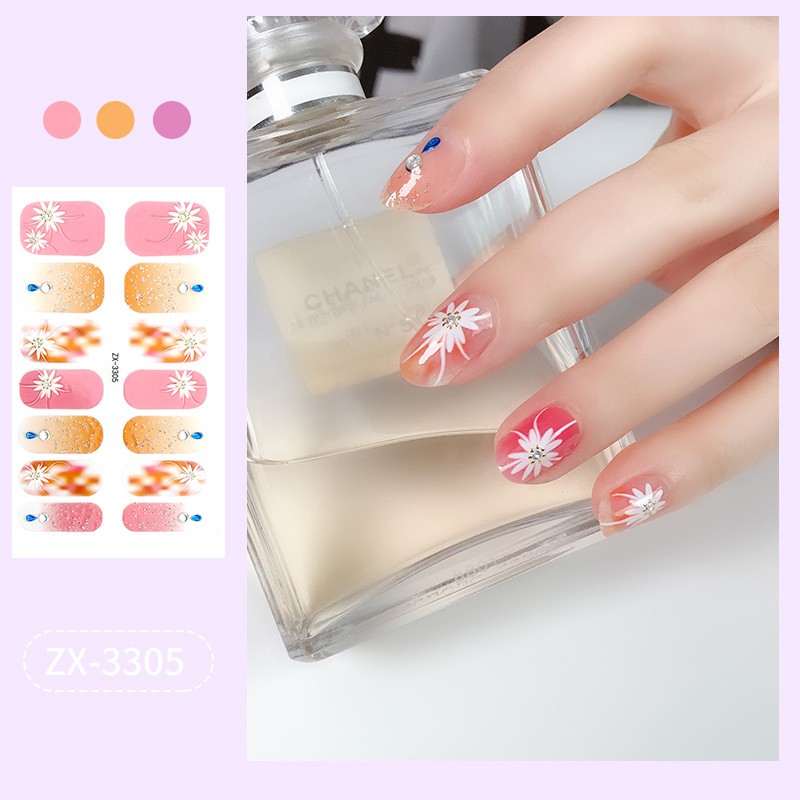 [Video Thực Tế] Dán Móng Tay - Nail Sticker - 14  Miếng Đủ Size - Đa Dạng Phong Cách - Cực Nhiều Mẫu