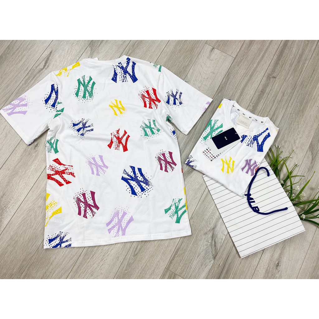 Áo ngắn tay T shirt Nam Nữ NY áo đôi hè thời trang thể thao kèm Mũ
