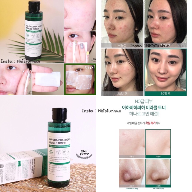 Nước hoa hồng ngăn ngừa m.ụn Some By Mi AHA-BHA-PHA 30 Days Miracle_Toner