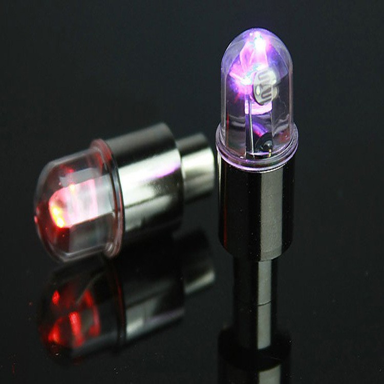 Đèn Led Van Xe Phát Sáng Độc Đáo-Đèn LED gắn van bánh xe khá, xe đạp, tăng cường an toàn