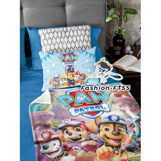 Chăn Đội chó cứu hộ Paw Patrol - In tên bé