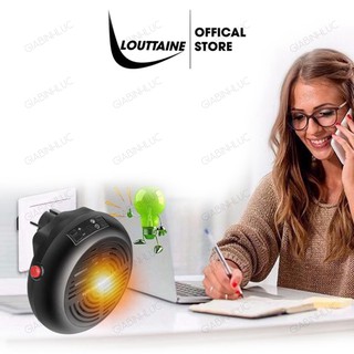 Quạt sưởi mini cắm điện loại 900W có chức năng điều chỉnh nhiệt độ