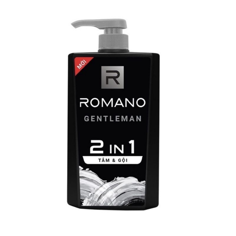 Tắm gội Romano 2IN1 650g ( có 4 mầu như hình)