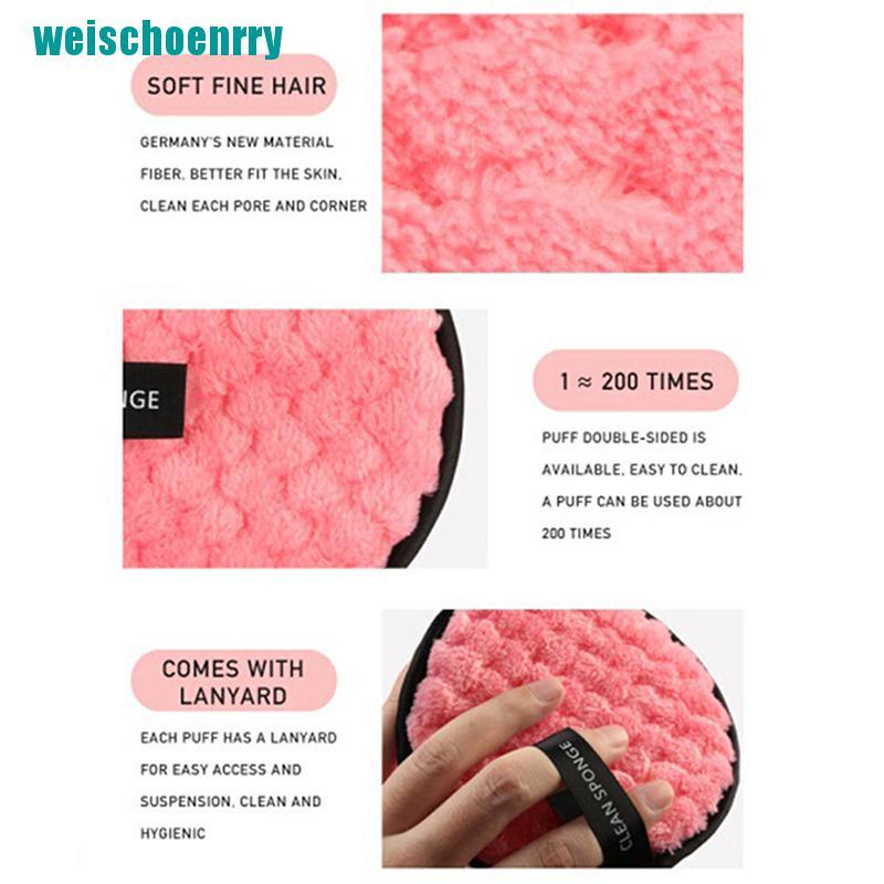 MICROFIBER (Hàng Mới Về) Khăn Tẩy Trang Làm Sạch Da Mặt Tiện Dụng