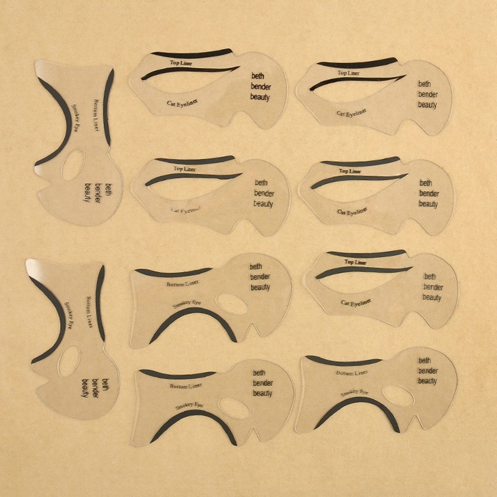 2 Khuôn kẻ mắt và đánh phấn chân mày