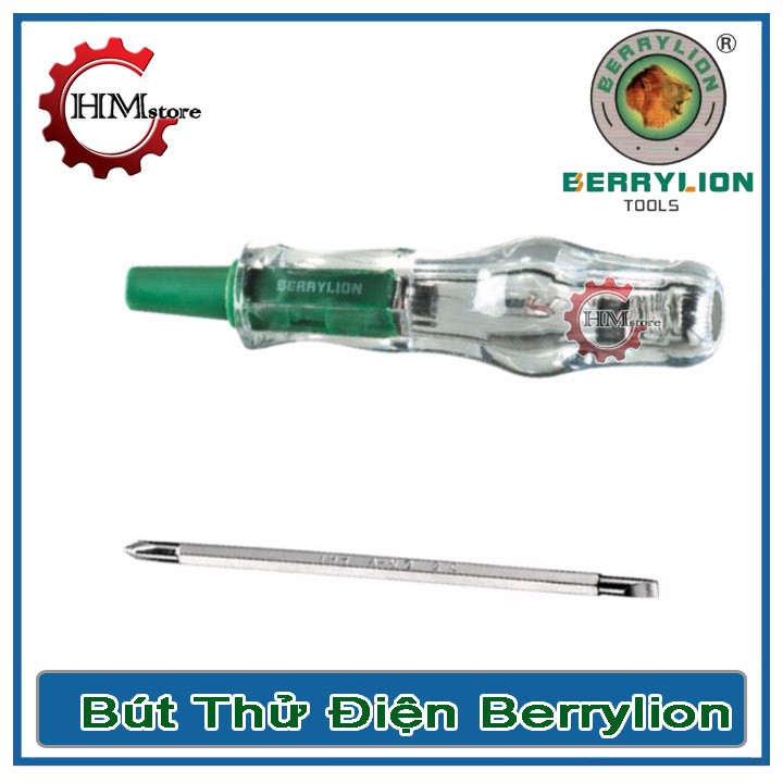 Bút thử điện 2 đầu vít Berrylion - Vít thử điện 2 đầu Berrylion Sư tử