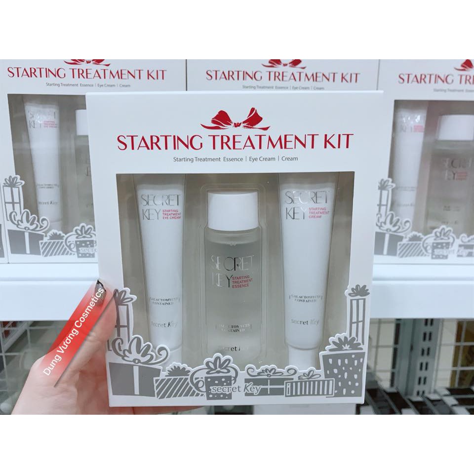 Set 3 Món Starting Treatment Kit Secret Key Dưỡng Trắng Da Chống Lão Hoá.