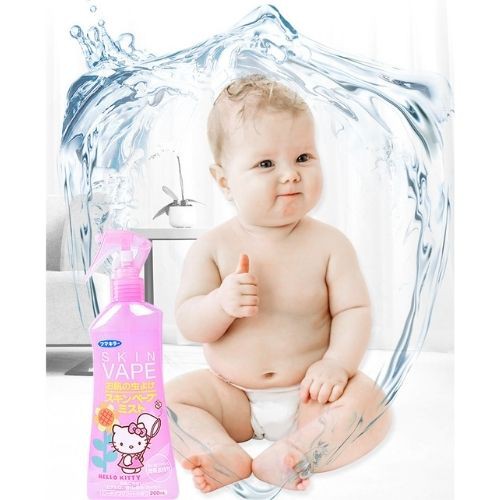 Xịt chống muỗi cho bé Skin Vape xịt đuổi muổi cho bé nội địa Nhật chiết xuất từ thiên nhiên an toàn cho bé